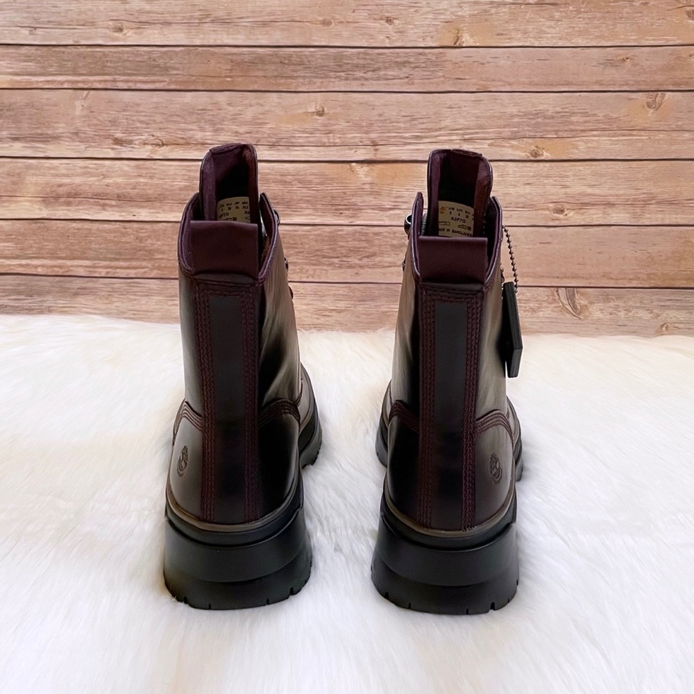 Timberland Malynn EK+ Burgundy Waterproof Leather Boots - Picture 7 of 8